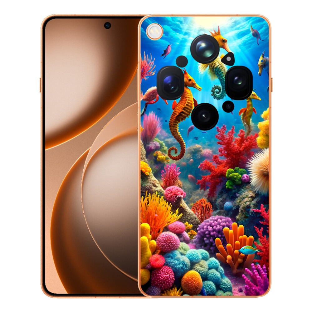 Gelový kryt mmCase na Oppo Find X9 Ultra - mořský svět 3