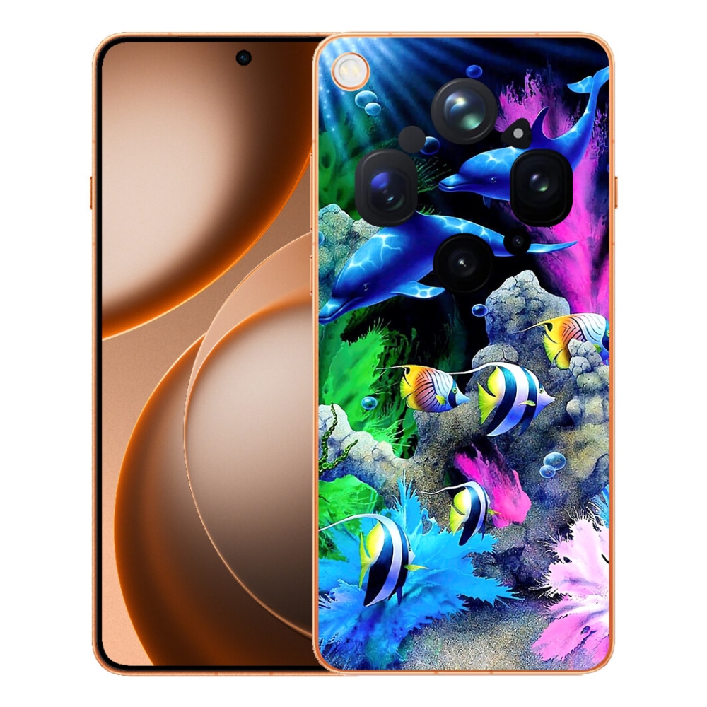 Gelový kryt mmCase na Oppo Find X9 Ultra - mořský svět