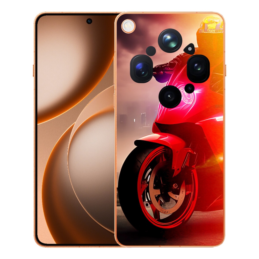 Gelový kryt mmCase na Oppo Find X9 Ultra - motorka