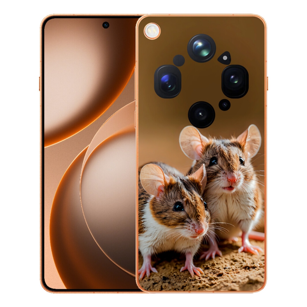 Gelový kryt mmCase na Oppo Find X9 Ultra - myší duo