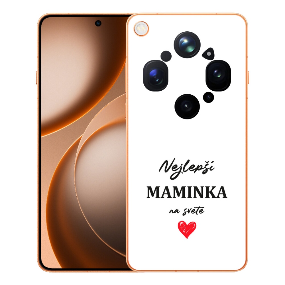 Gelový kryt mmCase na Oppo Find X9 Ultra - nejlepší maminka 1 bílé pozadí