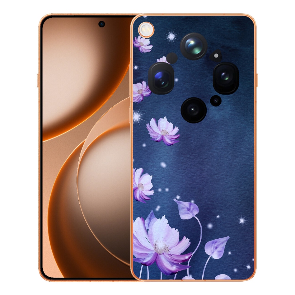Gelový kryt mmCase na Oppo Find X9 Ultra - padající květy
