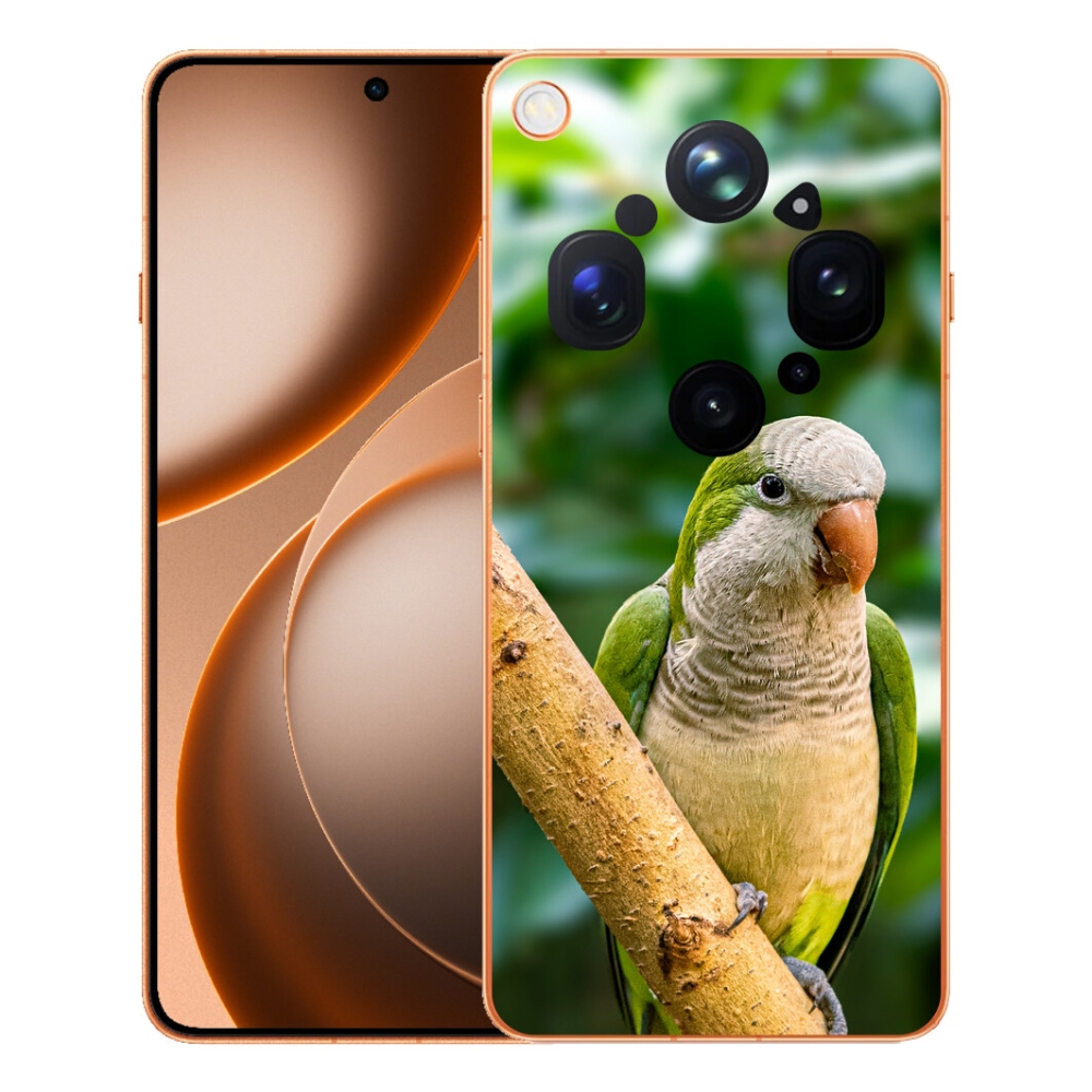 Gelový kryt mmCase na Oppo Find X9 Ultra - papoušek mníšek