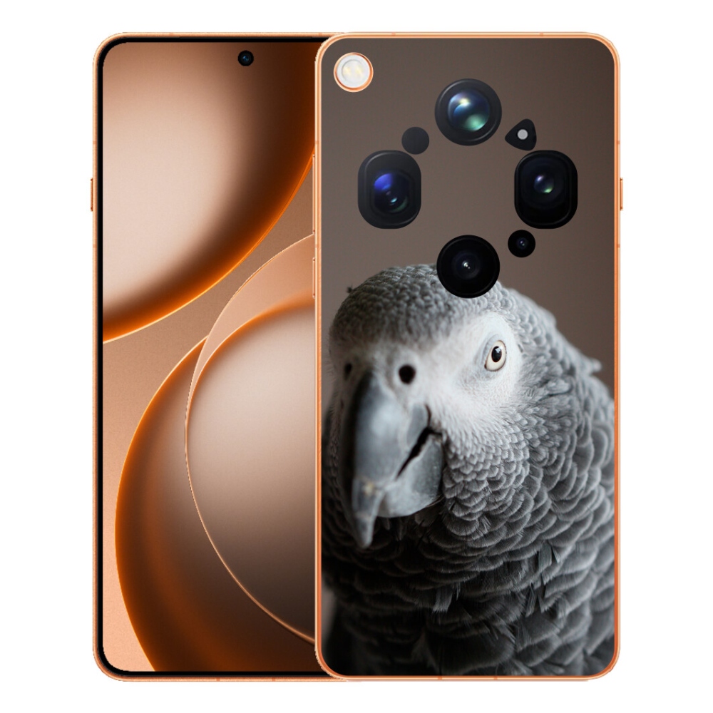 Gelový kryt mmCase na Oppo Find X9 Ultra - papoušek žako 2