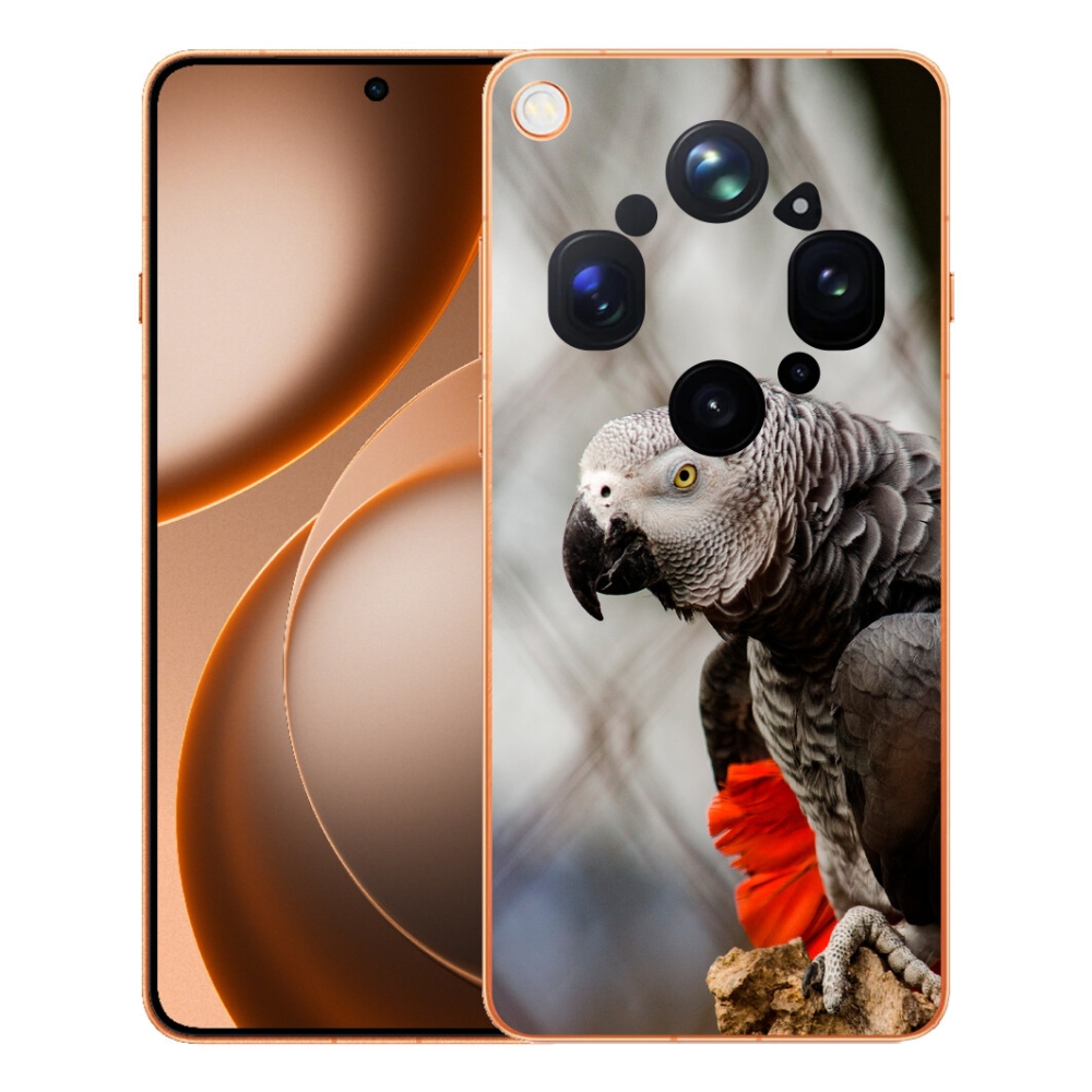 Gelový kryt mmCase na Oppo Find X9 Ultra - papoušek žako 3