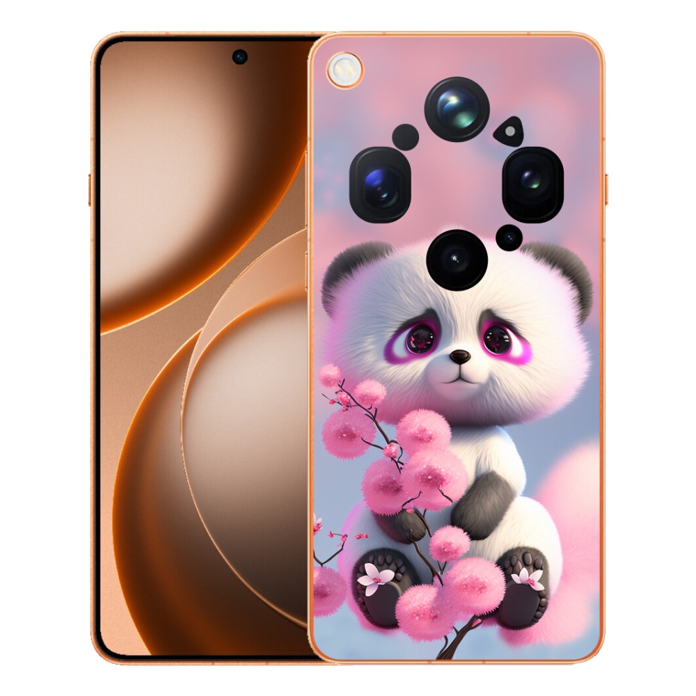 Gelový kryt mmCase na Oppo Find X9 Ultra - roztomilá panda 1