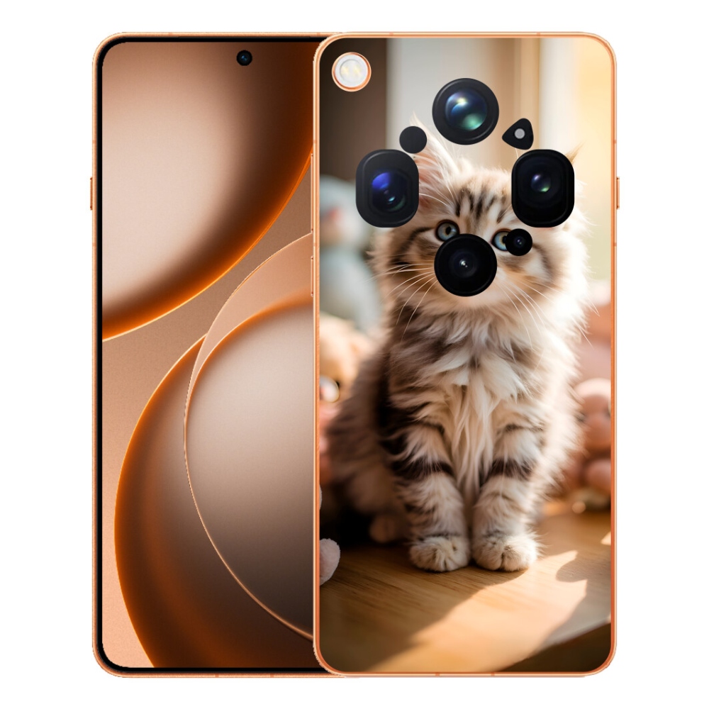 Gelový kryt mmCase na Oppo Find X9 Ultra - roztomilé kotě 10