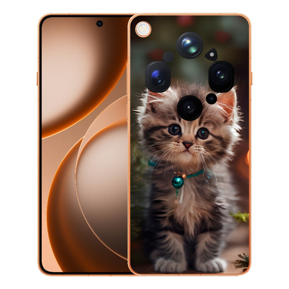 Gelový kryt mmCase na Oppo Find X9 Ultra - roztomilé kotě 11