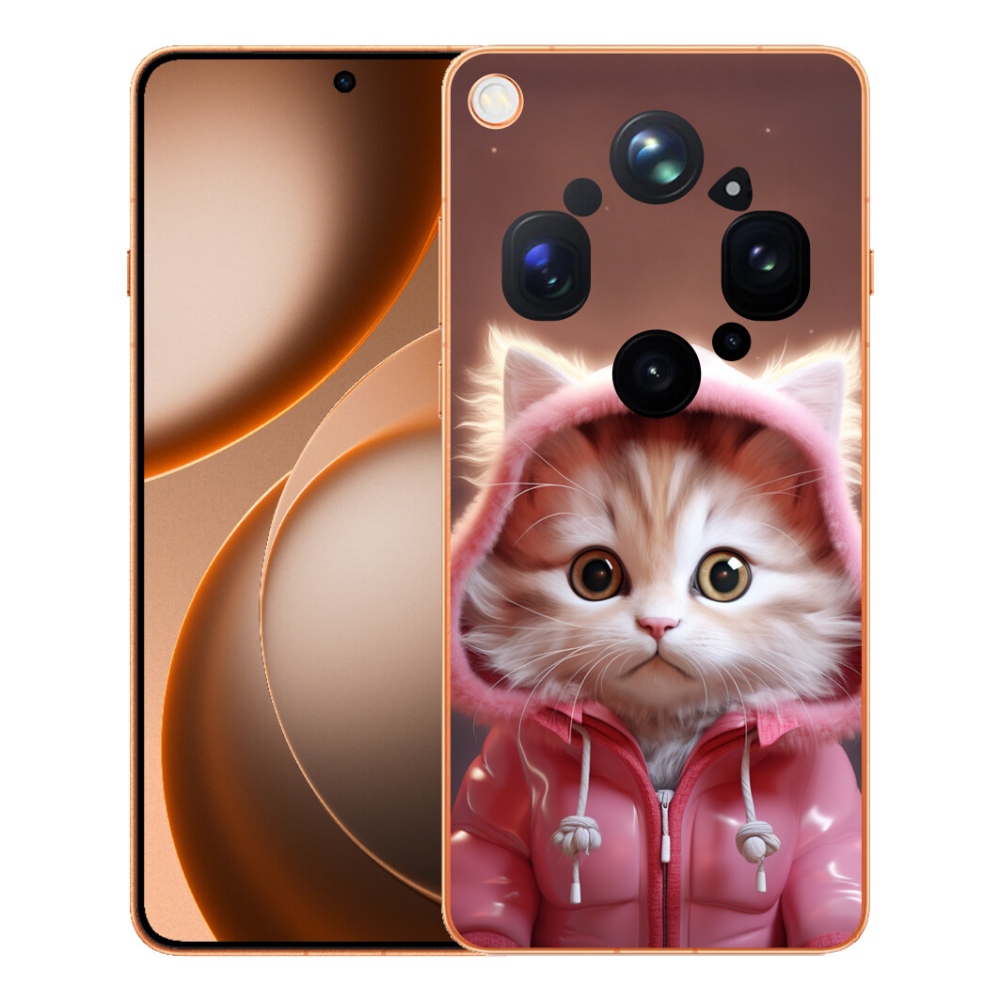Gelový kryt mmCase na Oppo Find X9 Ultra - roztomilé kotě 3