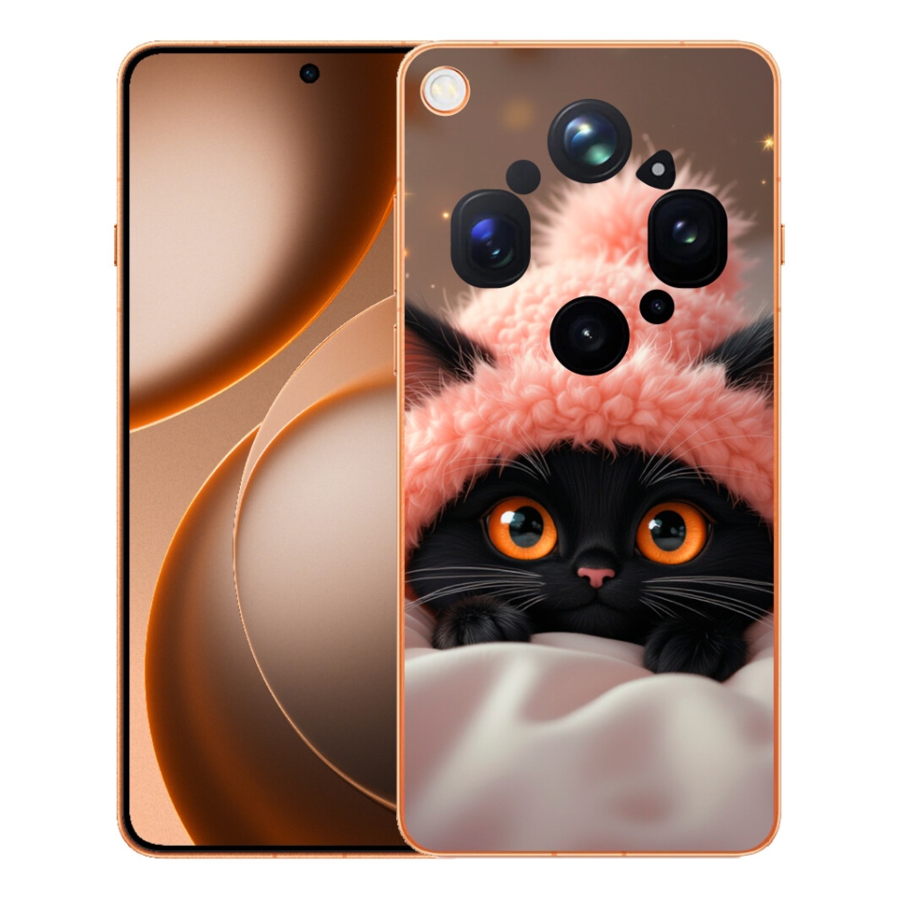 Gelový kryt mmCase na Oppo Find X9 Ultra - roztomilé kotě 7