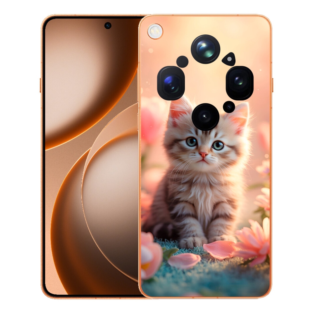 Gelový kryt mmCase na Oppo Find X9 Ultra - roztomilé kotě 8