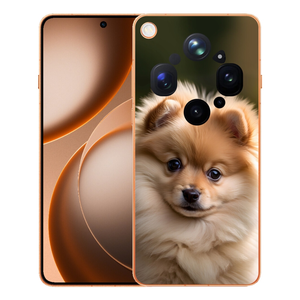 Gelový kryt mmCase na Oppo Find X9 Ultra - roztomilý pomeranian 2