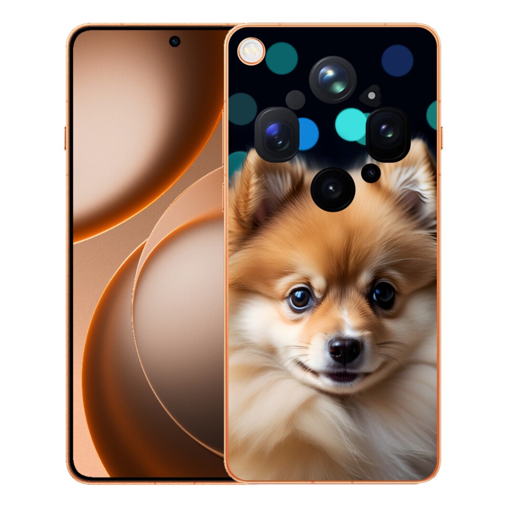 Gelový kryt mmCase na Oppo Find X9 Ultra - roztomilý pomeranian
