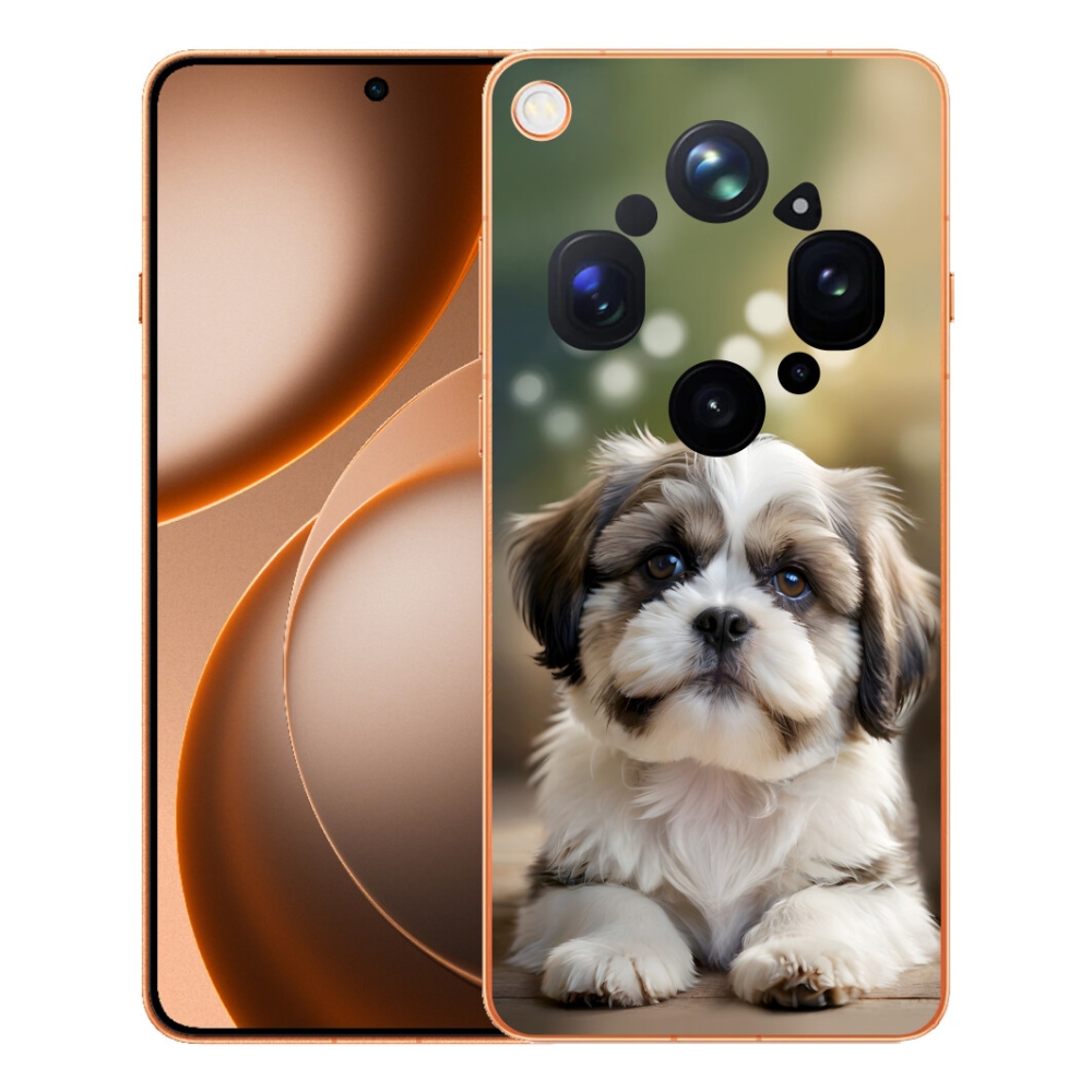 Gelový kryt mmCase na Oppo Find X9 Ultra - roztomilý shih-tzu
