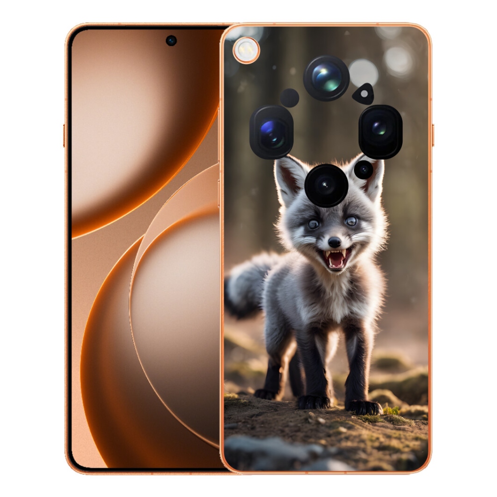 Gelový kryt mmCase na Oppo Find X9 Ultra - rozzuřená liška