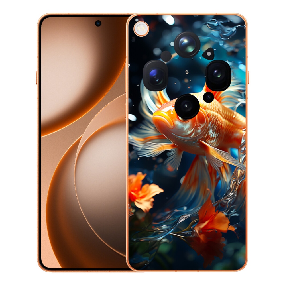 Gelový kryt mmCase na Oppo Find X9 Ultra - rybka