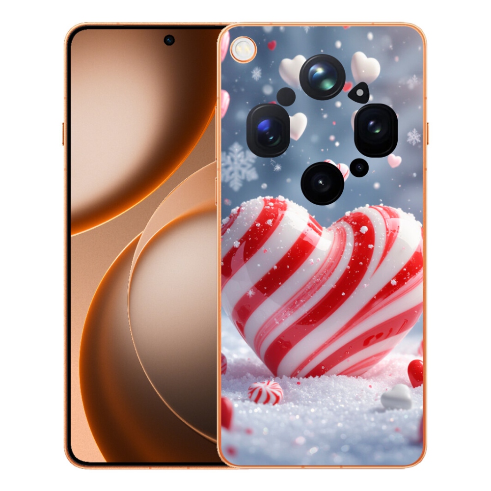 Gelový kryt mmCase na Oppo Find X9 Ultra - sladké srdce