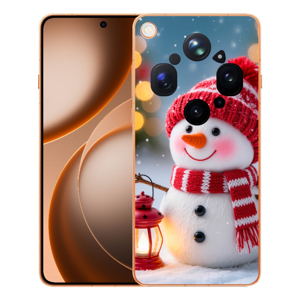 Gelový kryt mmCase na Oppo Find X9 Ultra - sněhulák 2