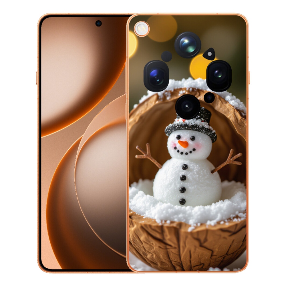 Gelový kryt mmCase na Oppo Find X9 Ultra - sněhulák 4