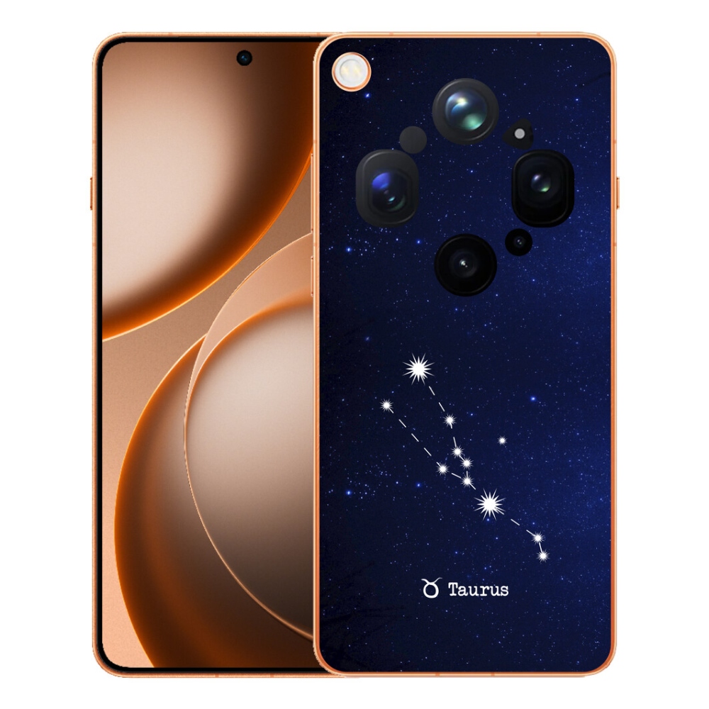 Gelový kryt mmCase na Oppo Find X9 Ultra - souhvězdí Býka