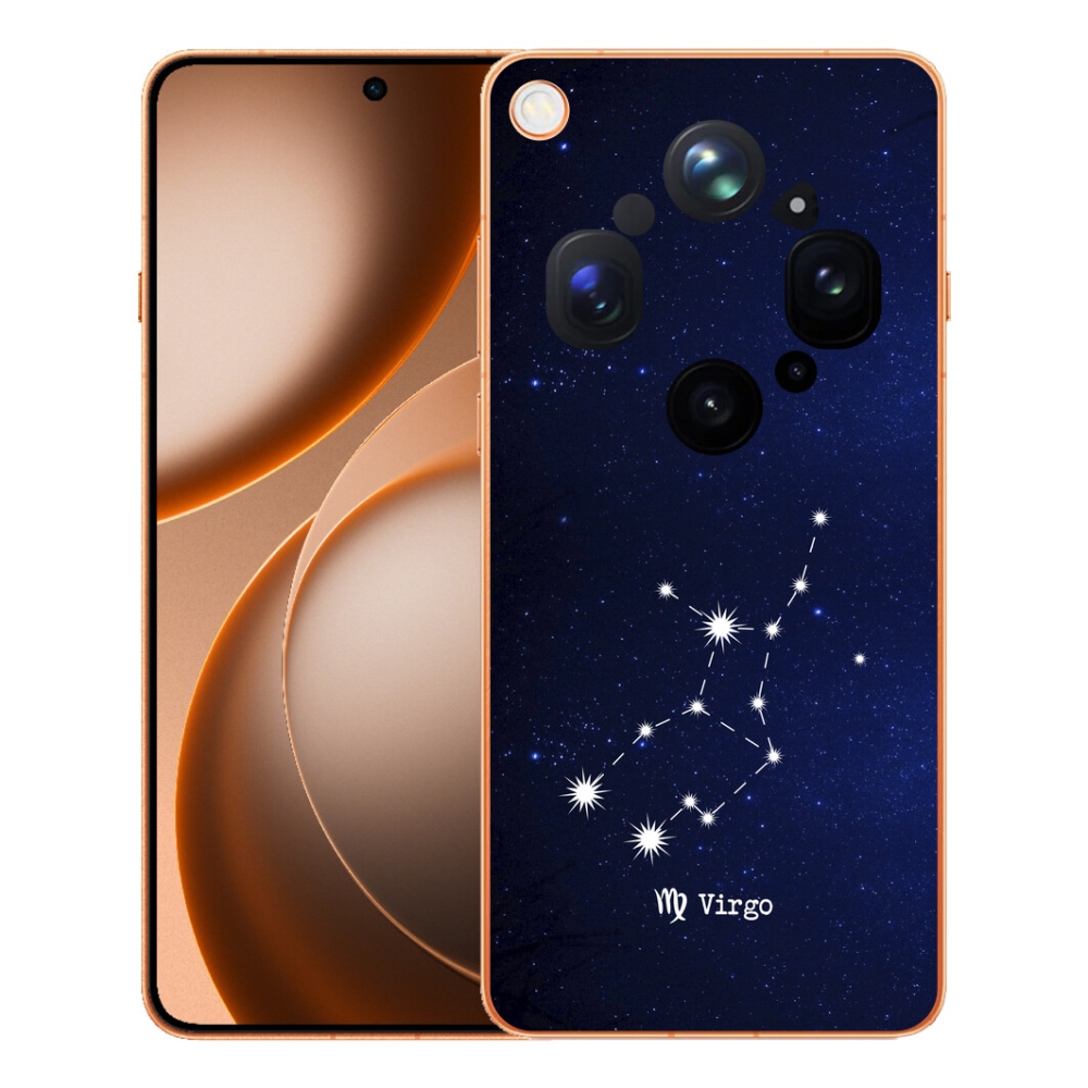 Gelový kryt mmCase na Oppo Find X9 Ultra - souhvězdí Panny