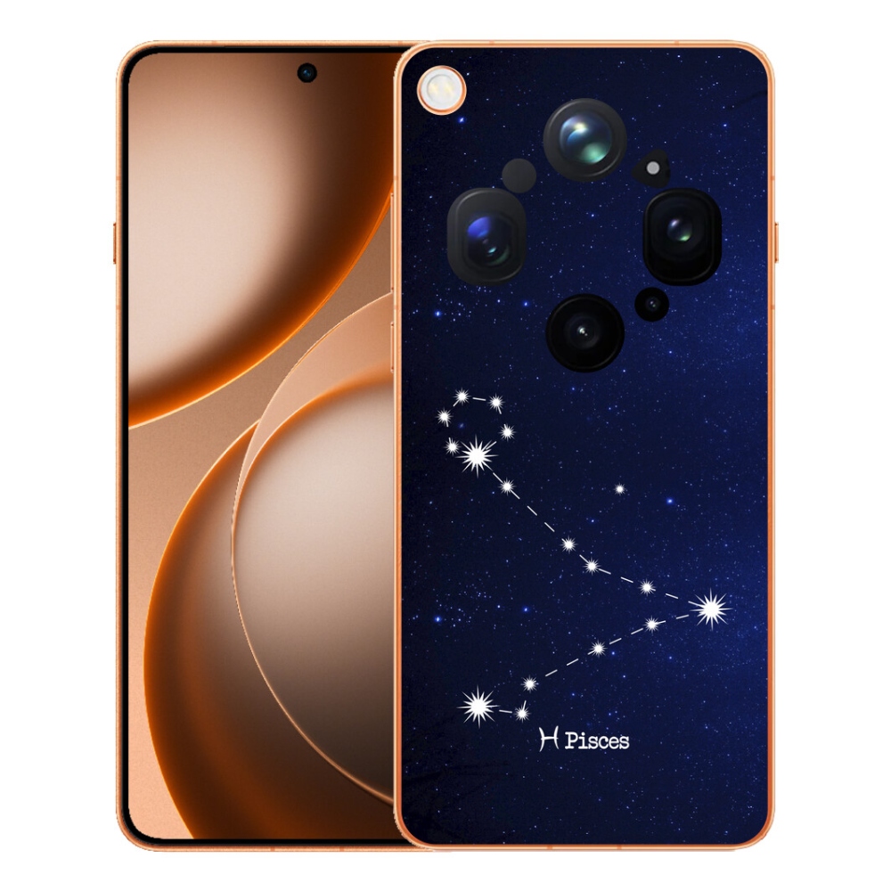 Gelový kryt mmCase na Oppo Find X9 Ultra - souhvězdí Ryby