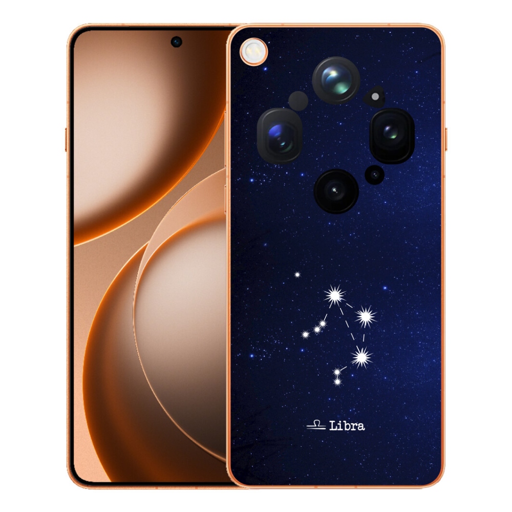 Gelový kryt mmCase na Oppo Find X9 Ultra - souhvězdí Váhy