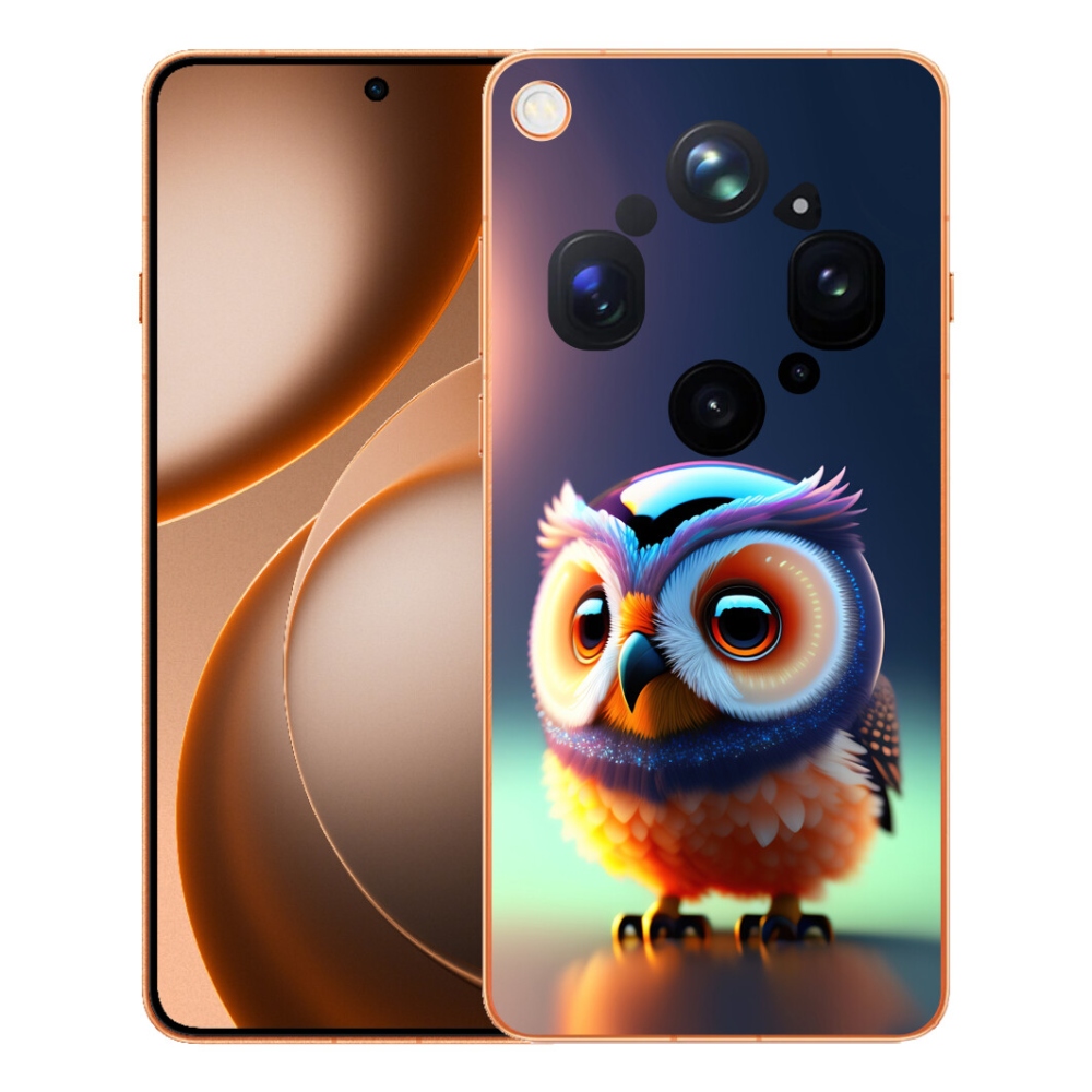 Gelový kryt mmCase na Oppo Find X9 Ultra - sovička