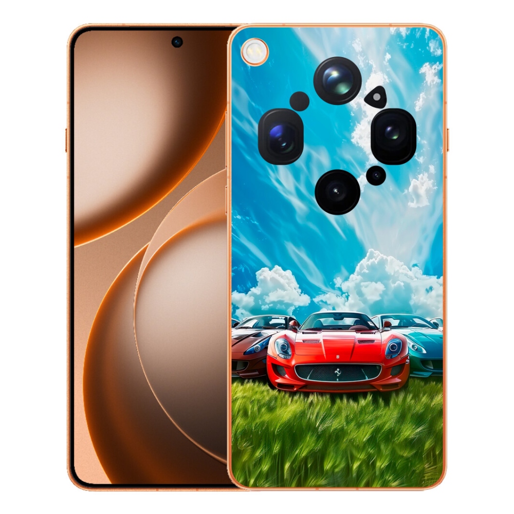 Gelový kryt mmCase na Oppo Find X9 Ultra - sportovní vozy