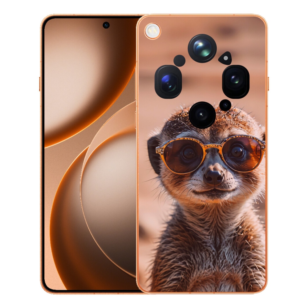 Gelový kryt mmCase na Oppo Find X9 Ultra - stylová surikata
