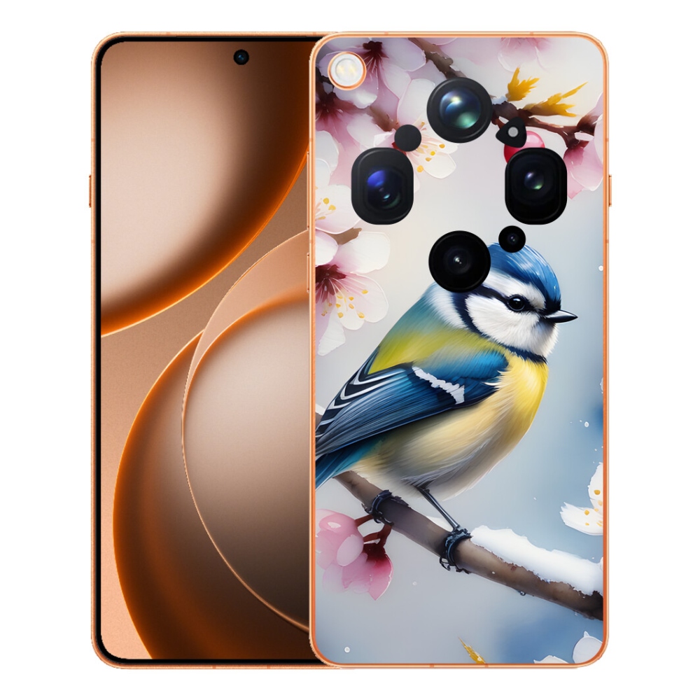 Gelový kryt mmCase na Oppo Find X9 Ultra - sýkorka