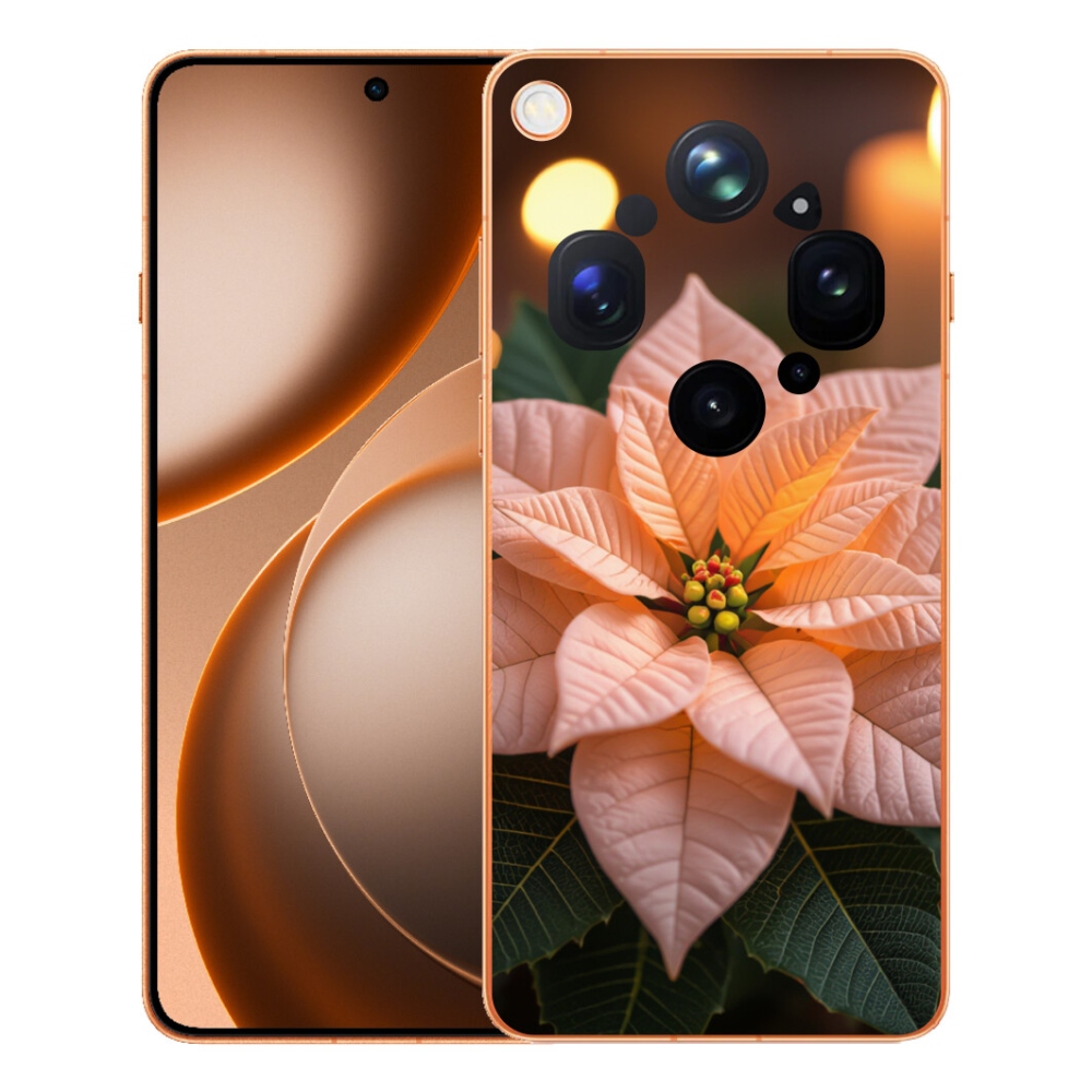 Gelový kryt mmCase na Oppo Find X9 Ultra - vánoční hvězda