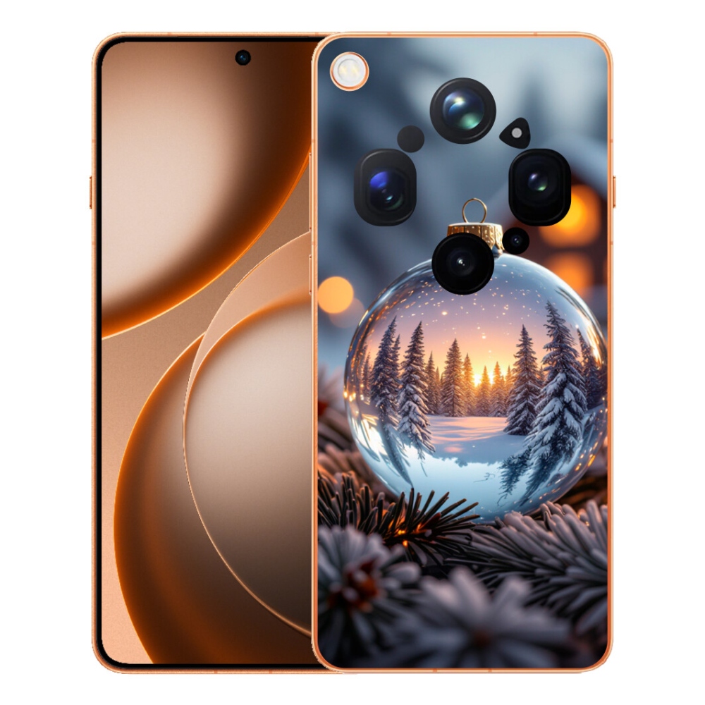Gelový kryt mmCase na Oppo Find X9 Ultra - vánoční ozdoba