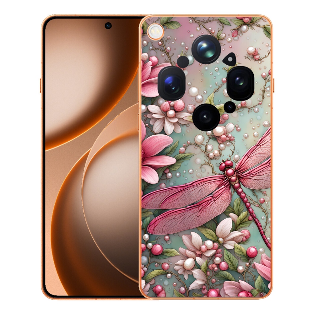 Gelový kryt mmCase na Oppo Find X9 Ultra - vážka