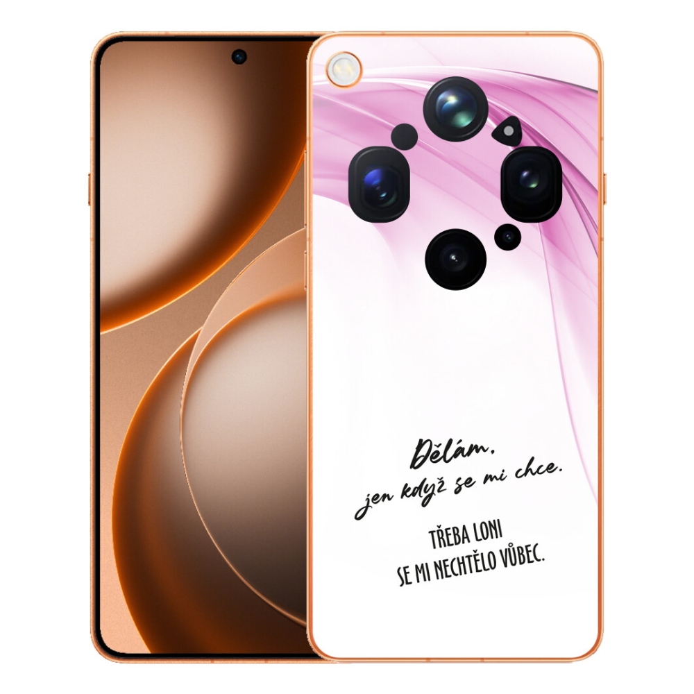 Gelový kryt mmCase na Oppo Find X9 Ultra - vtipný text 12 bílé pozadí