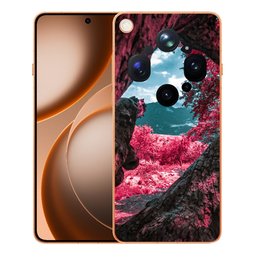 Gelový kryt mmCase na Oppo Find X9 Ultra - výhled na hory