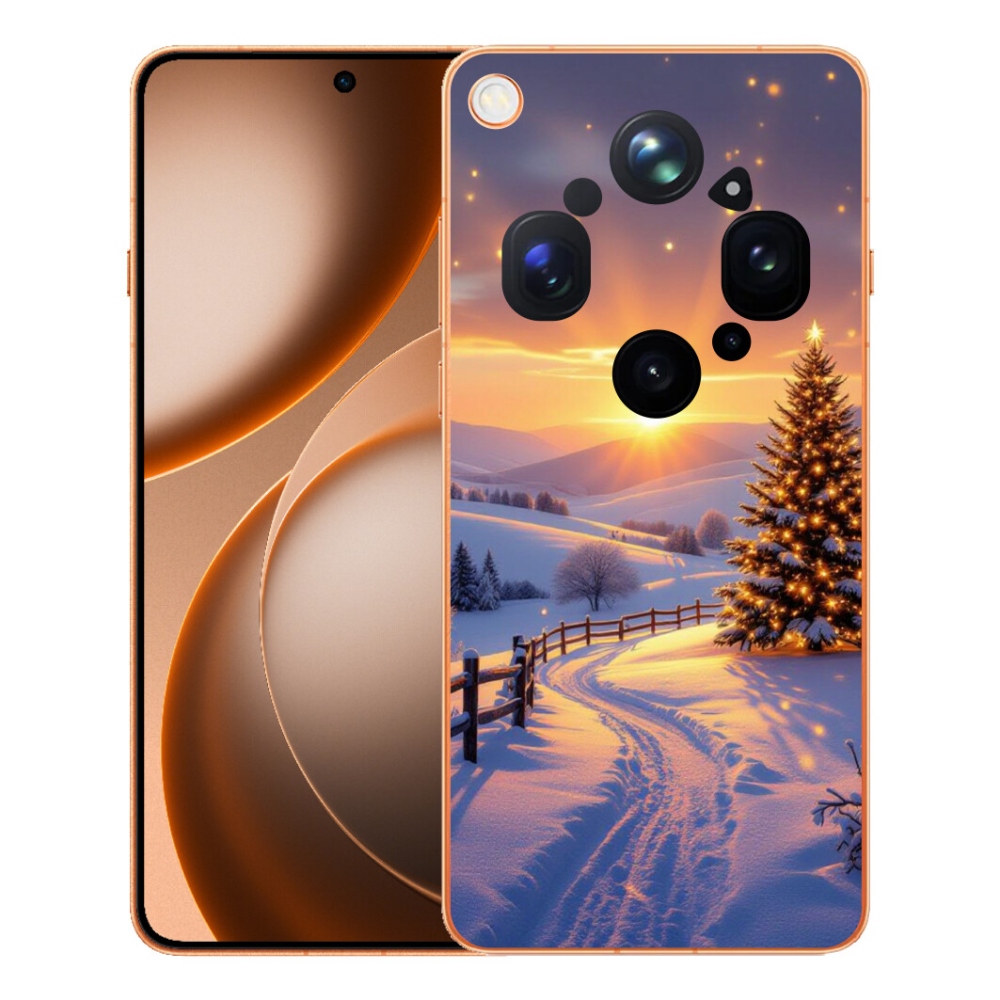 Gelový kryt mmCase na Oppo Find X9 Ultra - zimní krajina