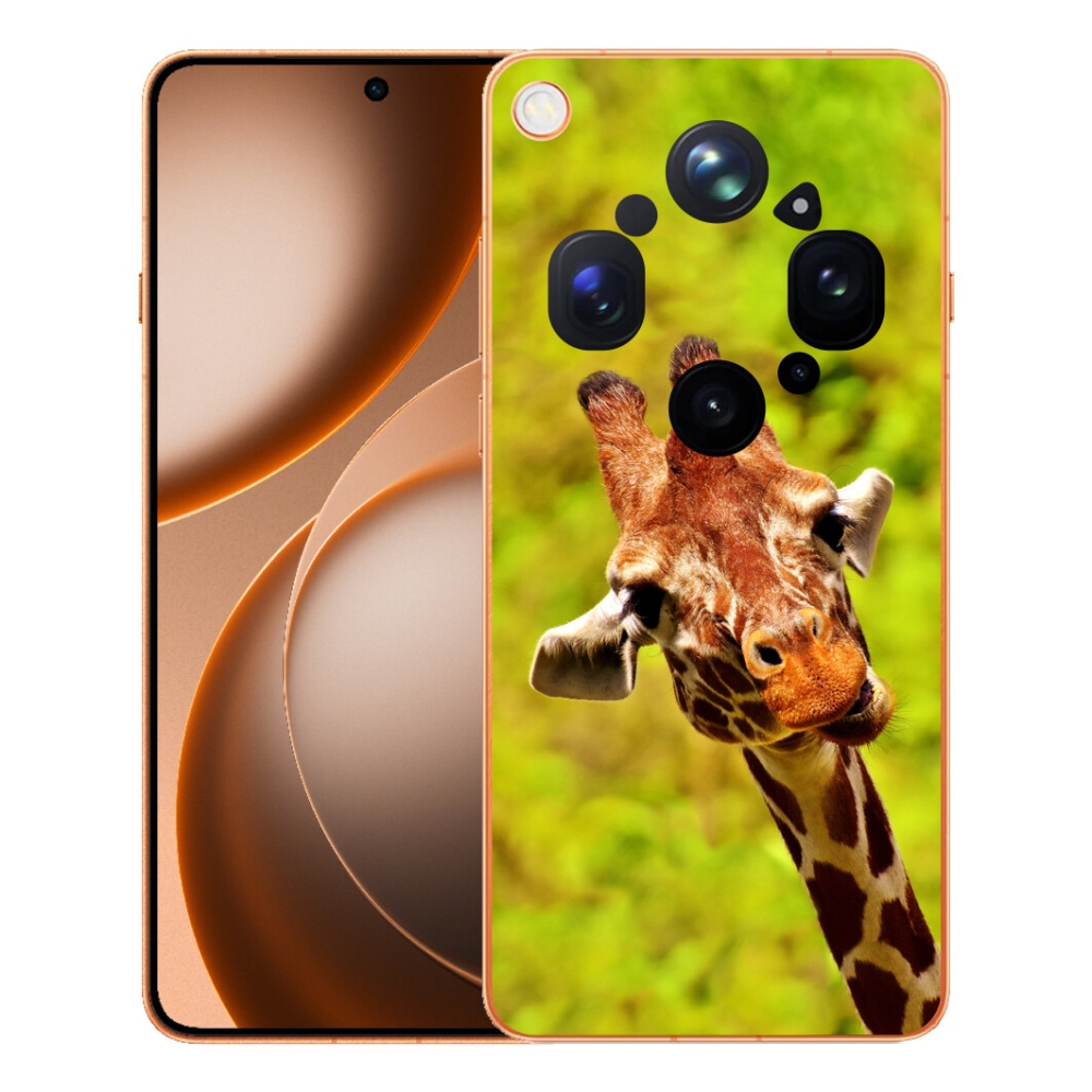 Gelový kryt mmCase na Oppo Find X9 Ultra - žirafa
