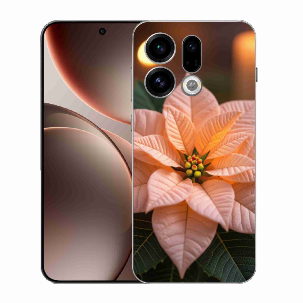 Gelový kryt mmCase na Oppo Find X9 - vánoční hvězda