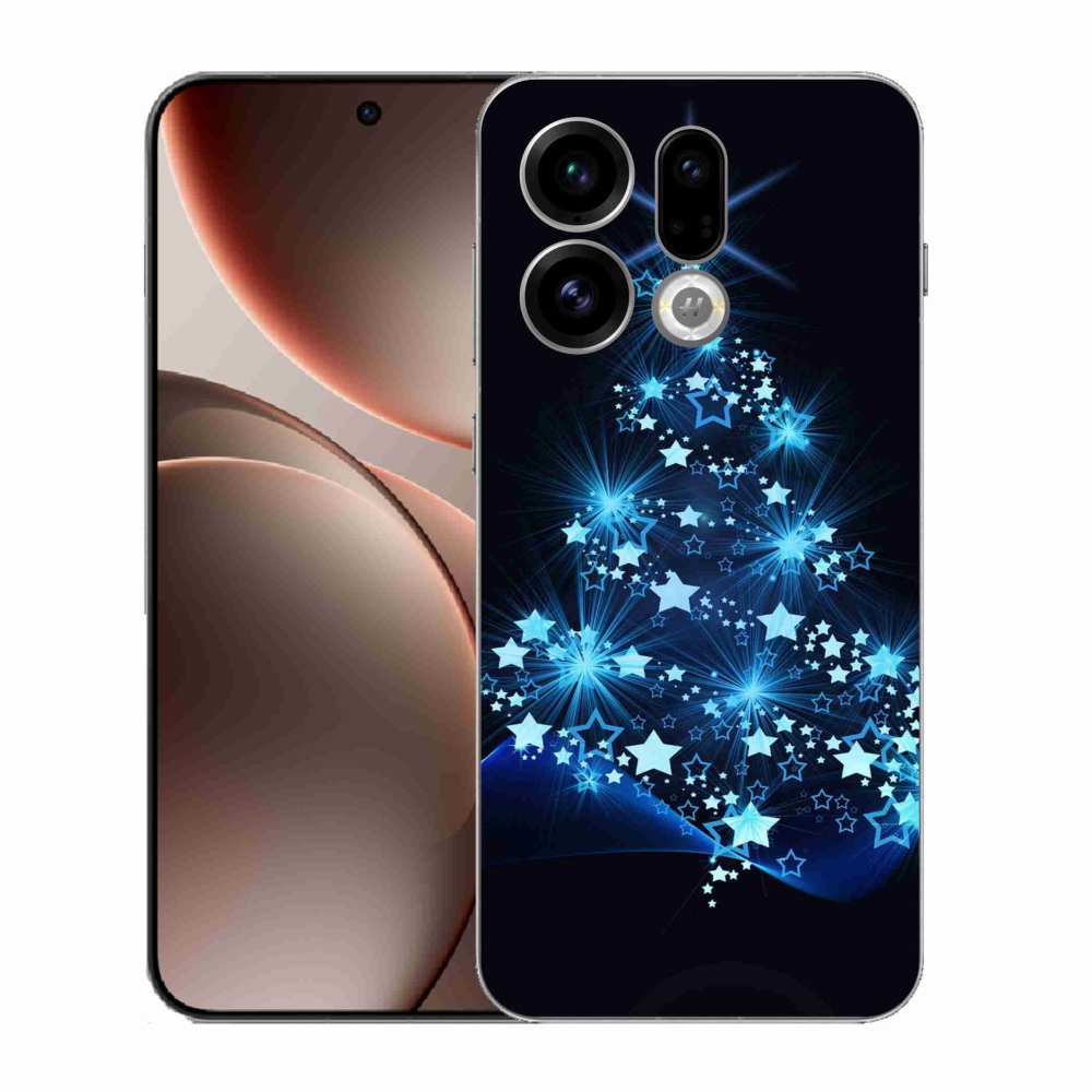 Gelový kryt mmCase na Oppo Find X9 - vánoční stromek