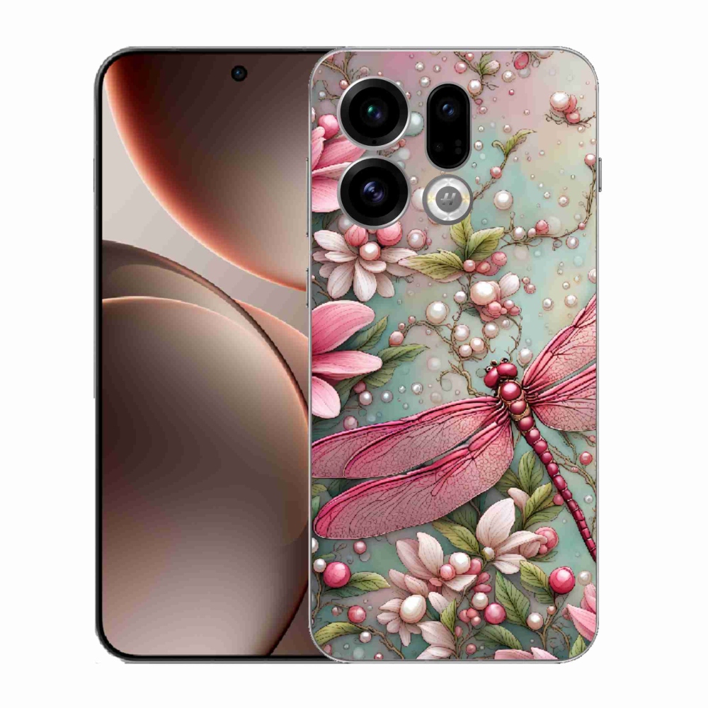Gelový kryt mmCase na Oppo Find X9 - vážka