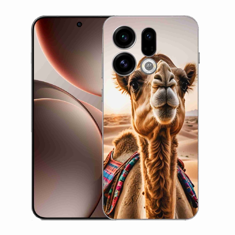 Gelový kryt mmCase na Oppo Find X9 - velbloud