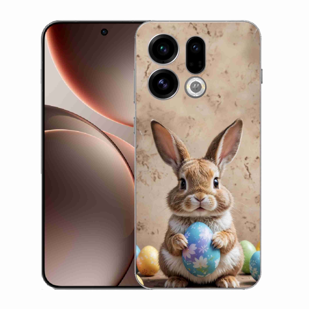 Gelový kryt mmCase na Oppo Find X9 - velikonoční králíček