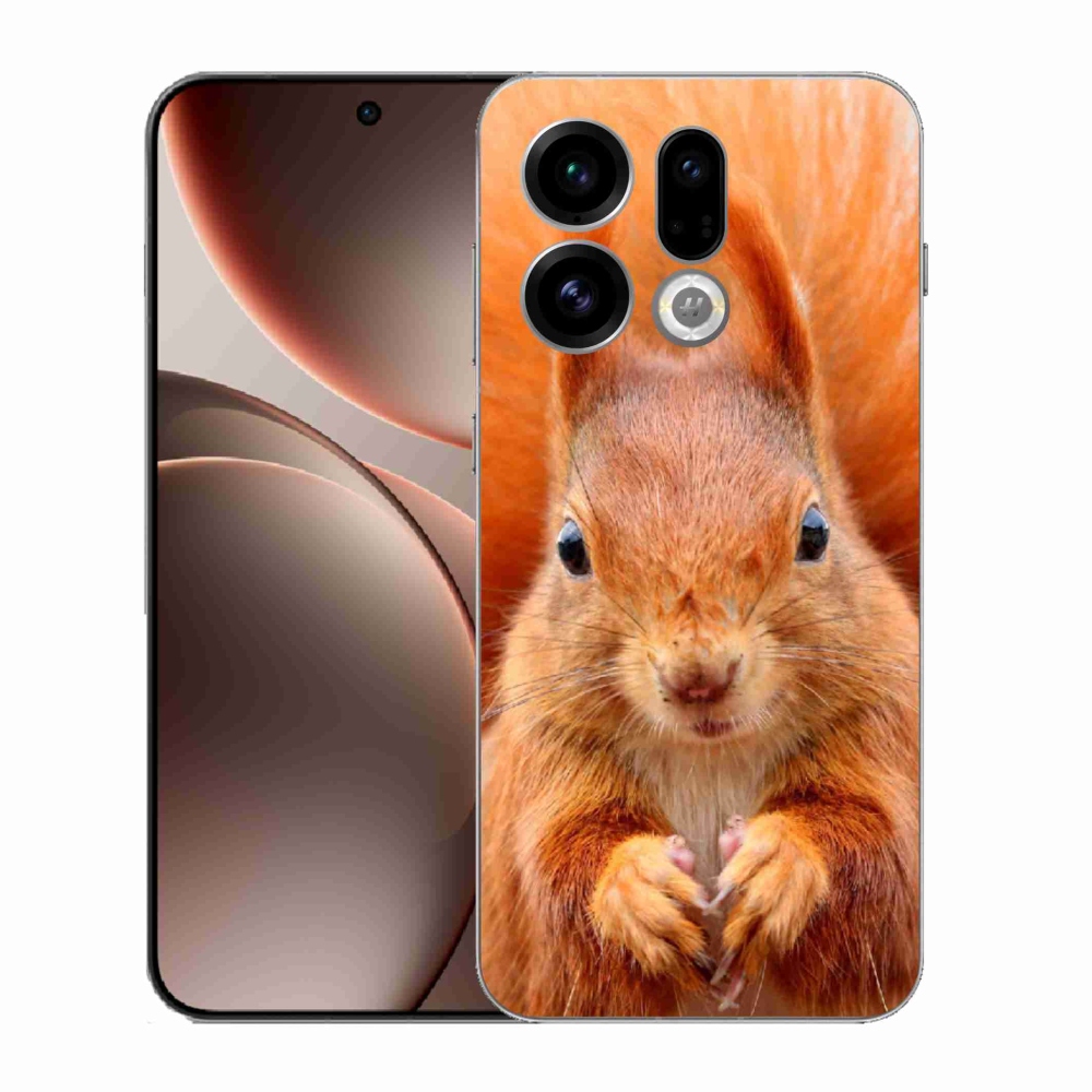 Gelový kryt mmCase na Oppo Find X9 - veverka