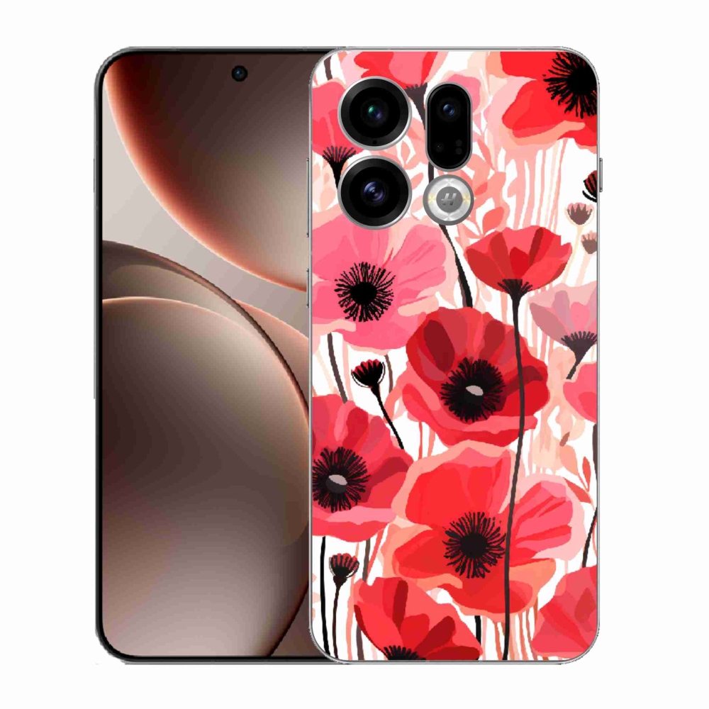 Gelový kryt mmCase na Oppo Find X9 - vlčí mák 1