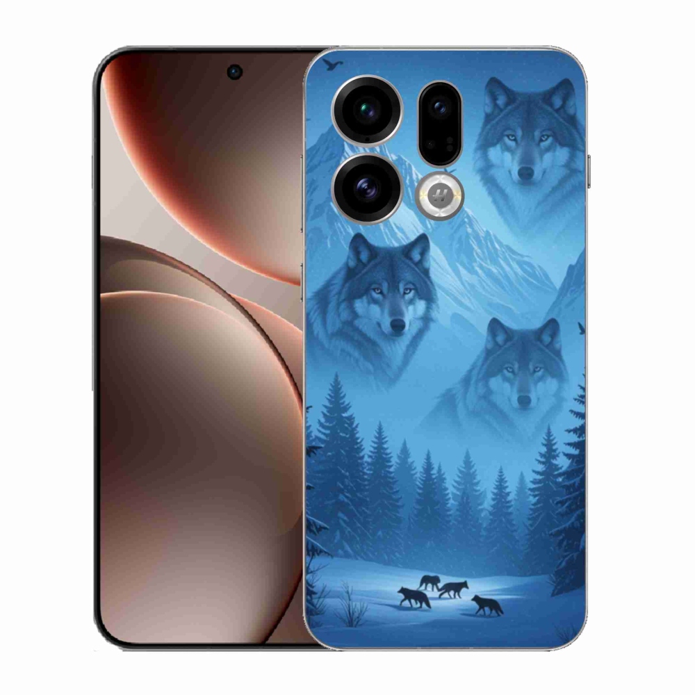 Gelový kryt mmCase na Oppo Find X9 - vlčí smečka