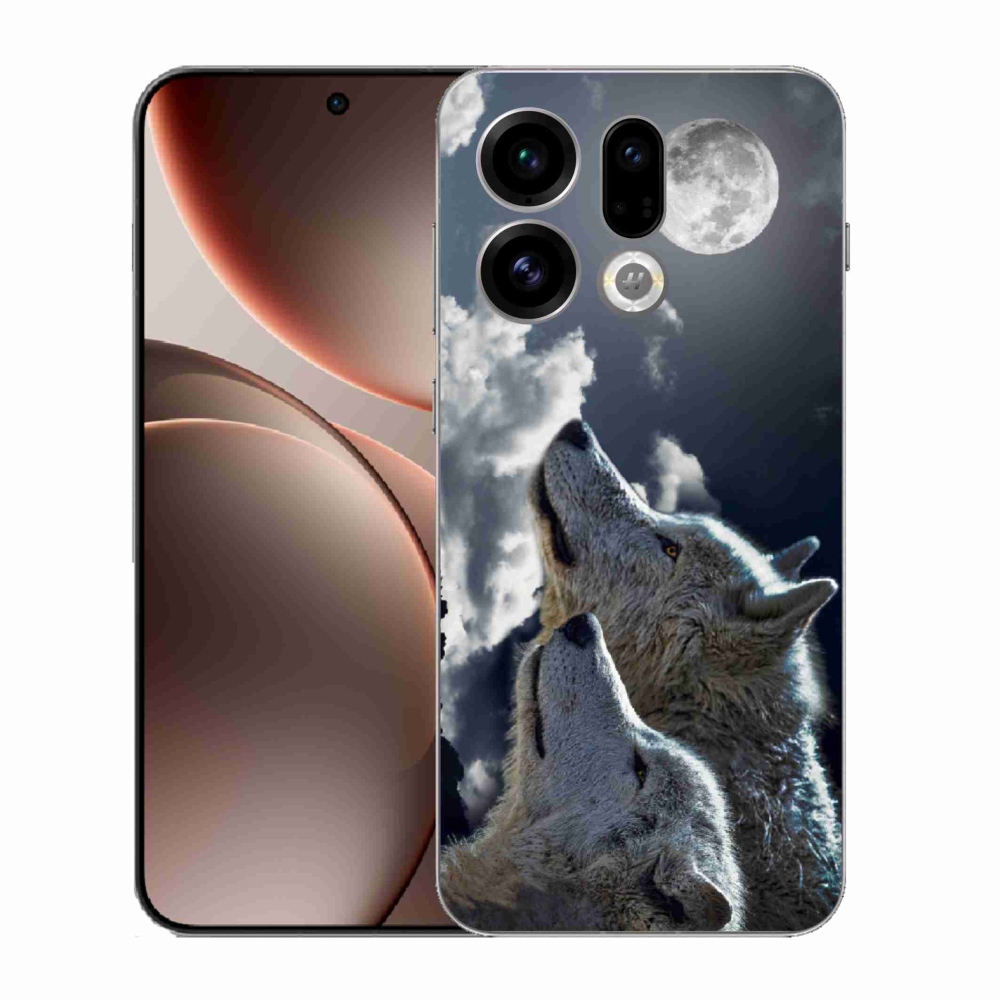 Gelový kryt mmCase na Oppo Find X9 - vlci