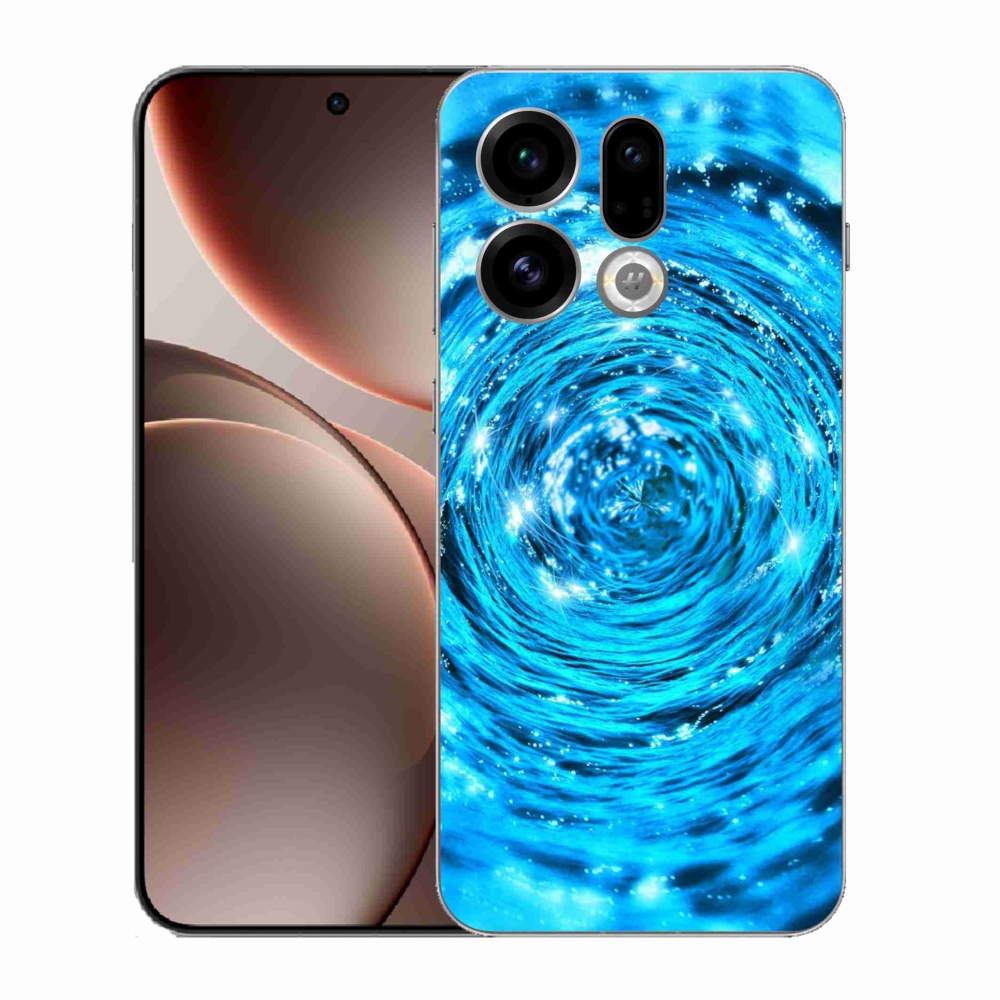 Gelový kryt mmCase na Oppo Find X9 - vodní vír