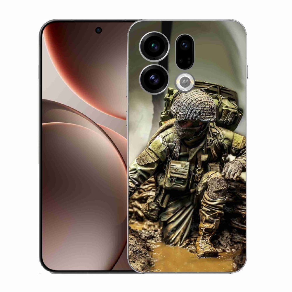 Gelový kryt mmCase na Oppo Find X9 - voják