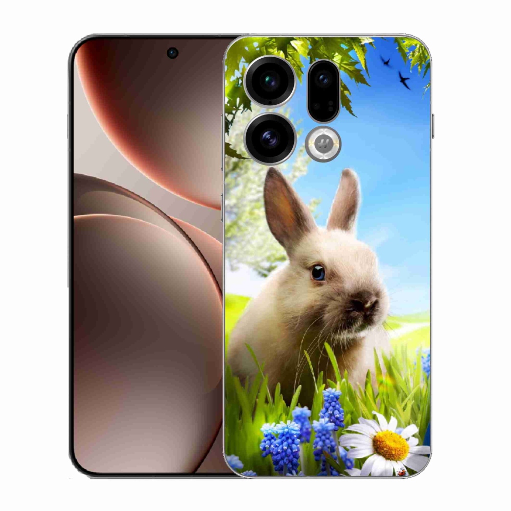 Gelový kryt mmCase na Oppo Find X9 - zajíček
